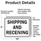 Signmission Shipping And Receiving Warehouse, 10 in W x Rectangle, Vinyl Decal OS-2PACK-MISC-D-710-L-19513 - alternate 6